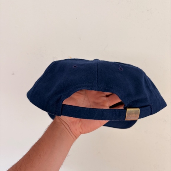 Vintage ROYAL OAK RHUM hat cap dad hat strapback navy blue trucker - Picture 4 of 6